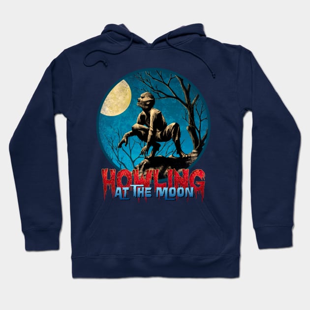 Howling at the Moon Hoodie by Rosado